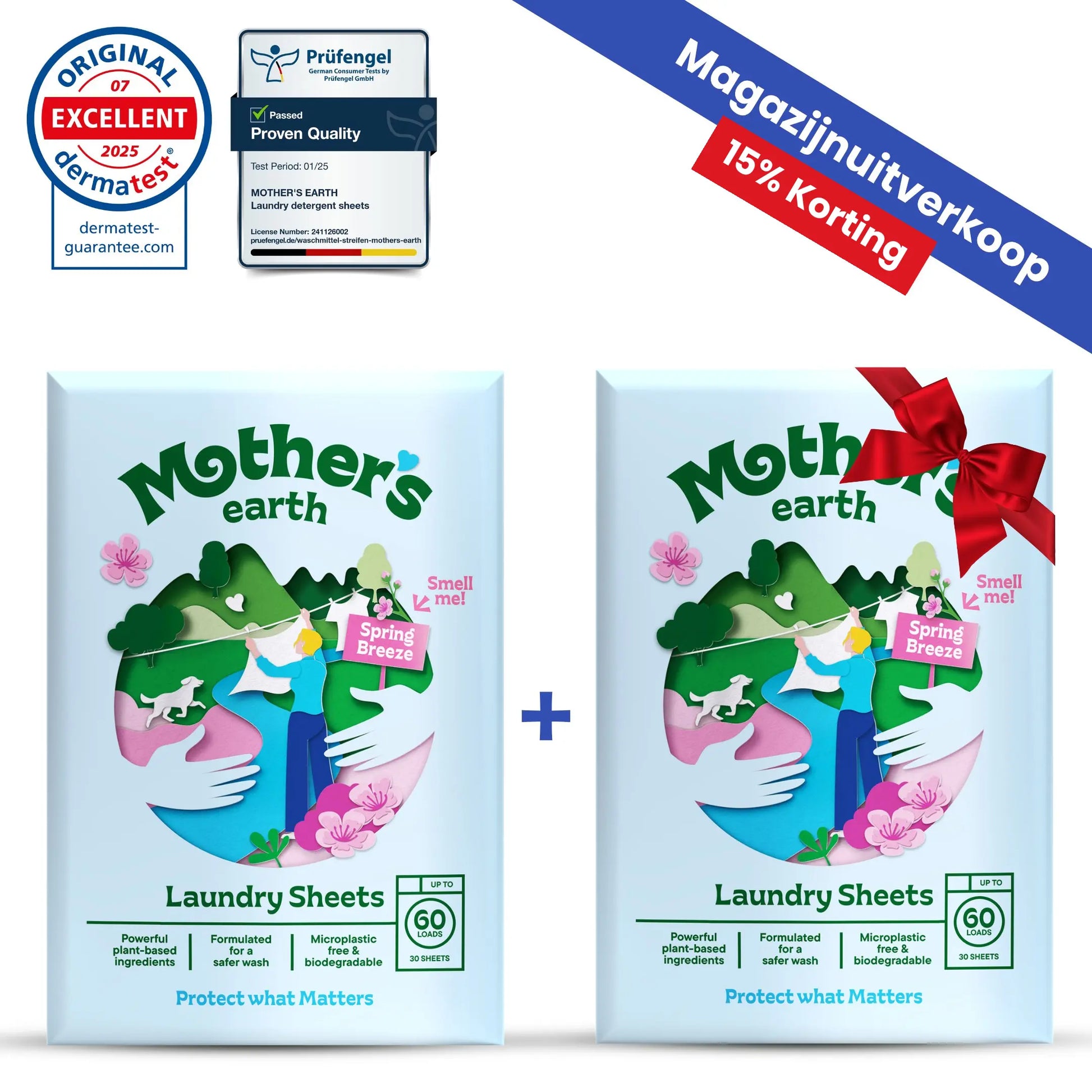 Eco-Friendly Laundry Sheets Mother's Earth