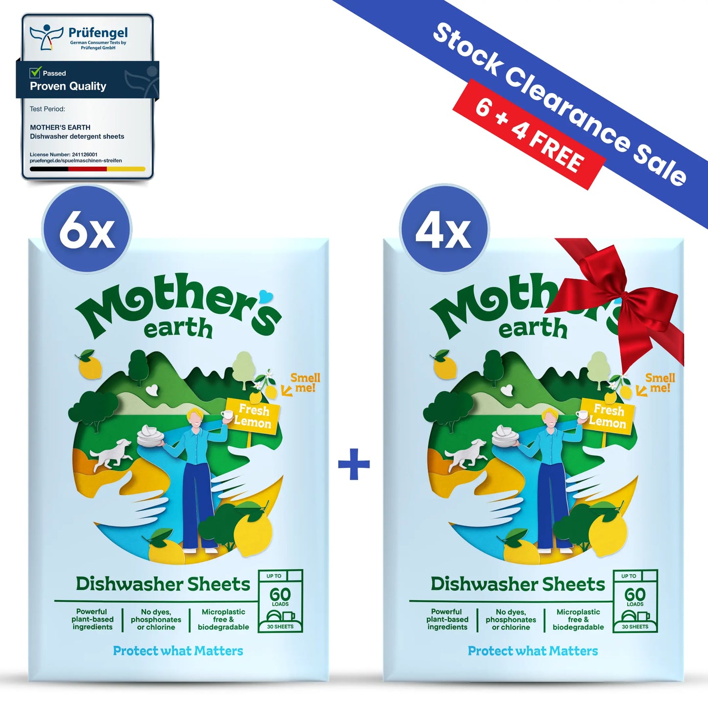 Eco-Friendly Dishwasher Sheets Mother's Earth