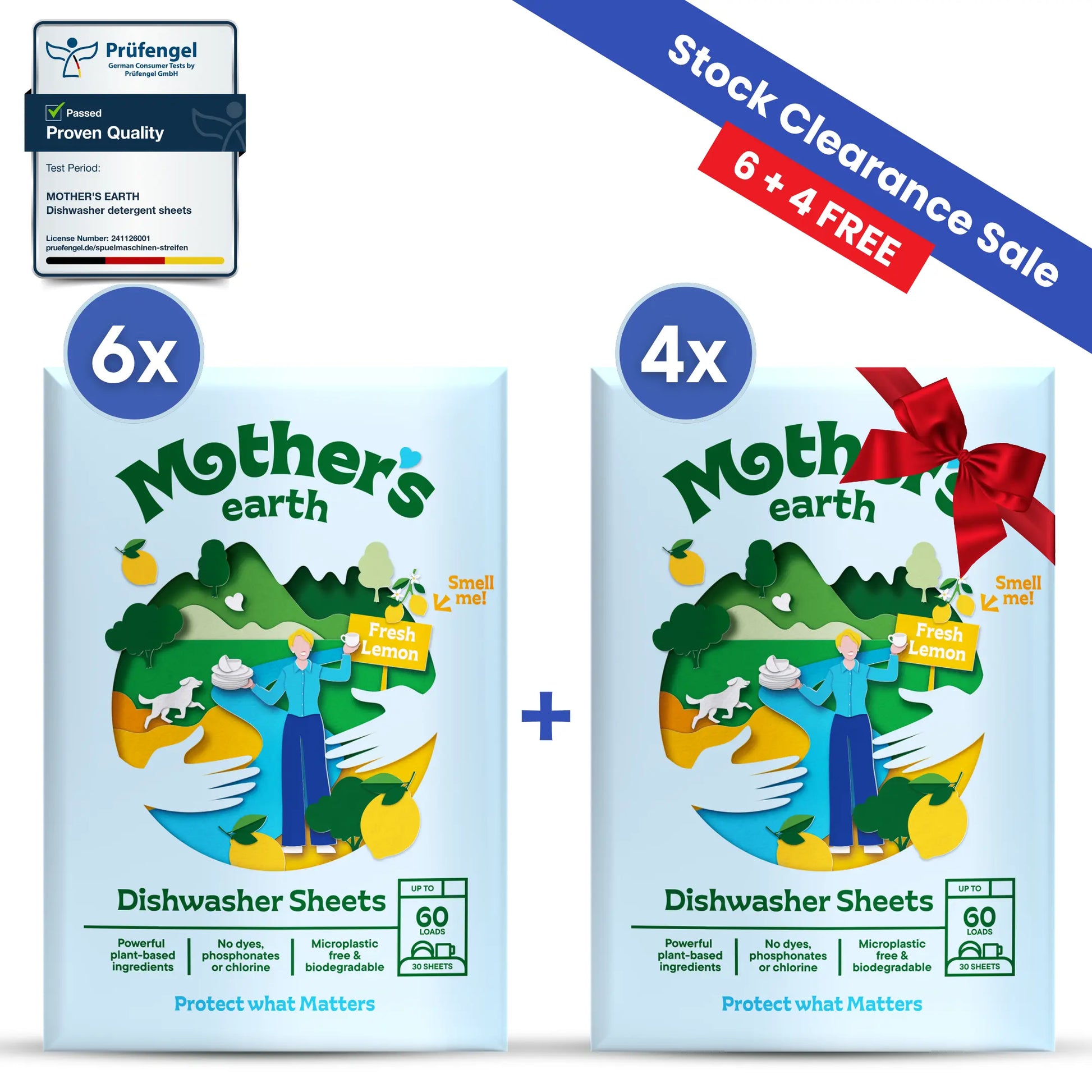 Eco-Friendly Dishwasher Sheets Mother's Earth