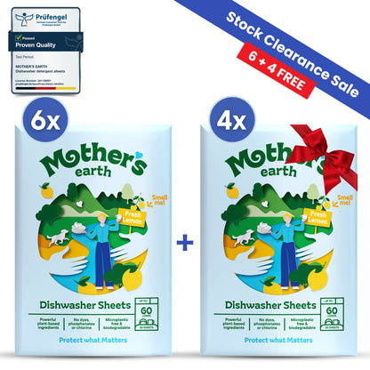 Eco-Friendly Dishwasher Sheets Mother's Earth