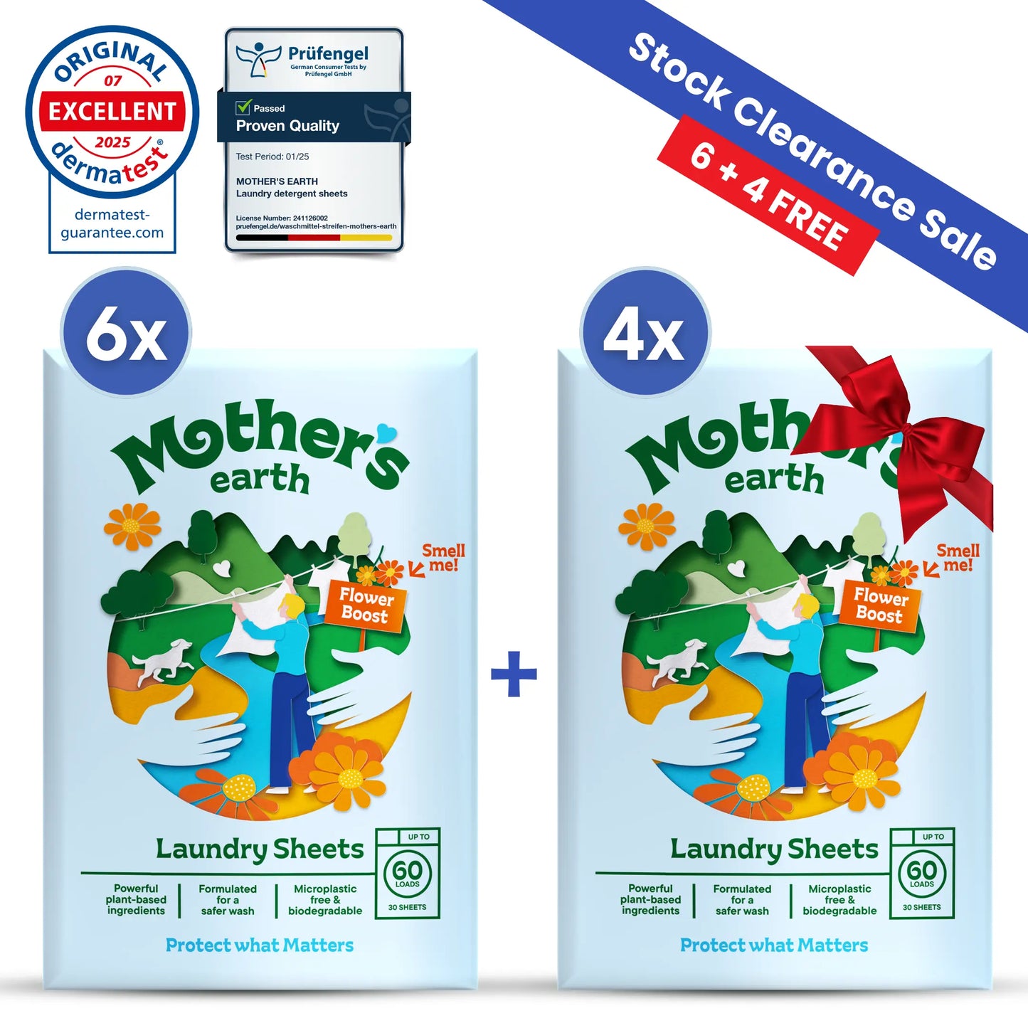 Eco-Friendly Laundry Sheets Mother's Earth