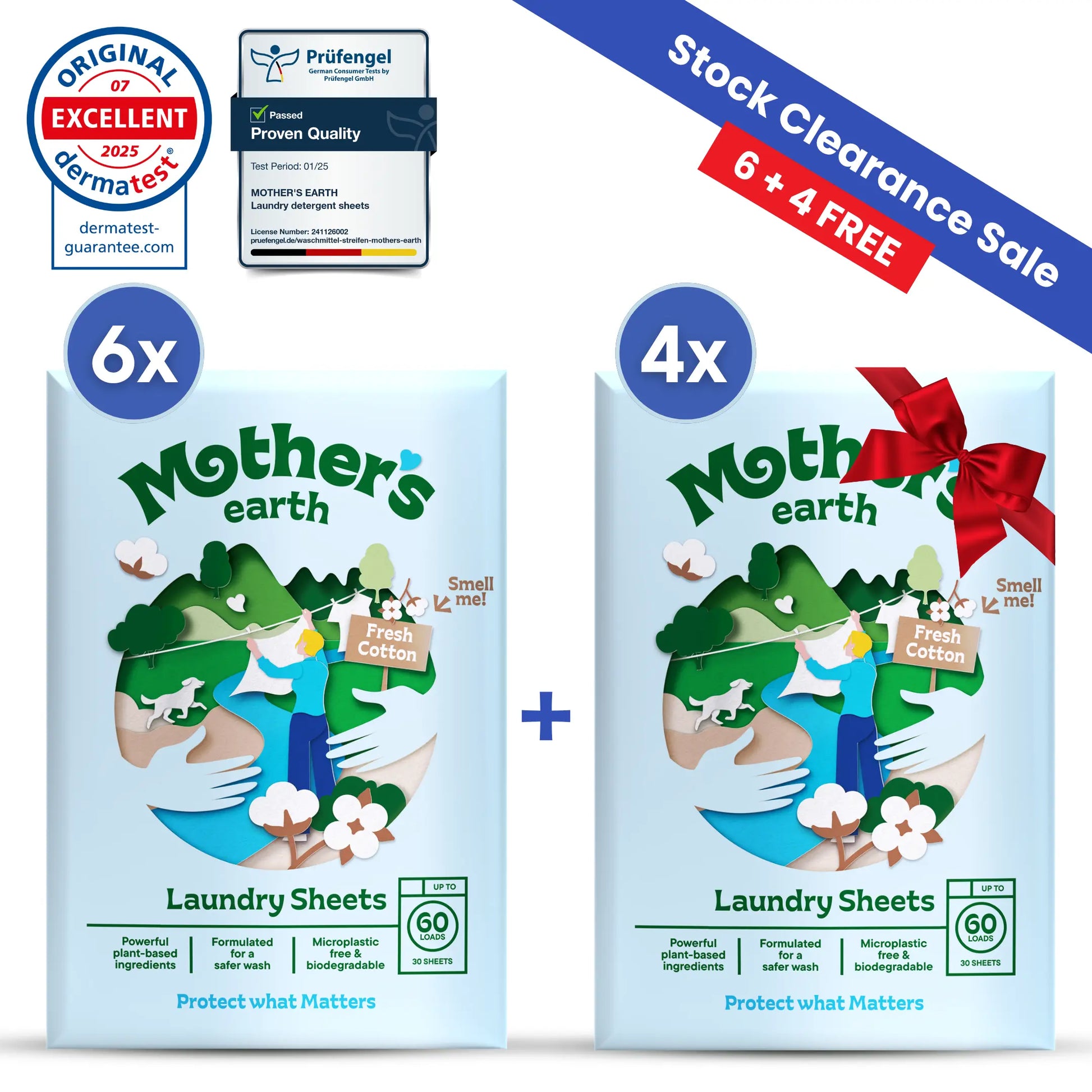 Eco-Friendly Laundry Sheets Mother's Earth