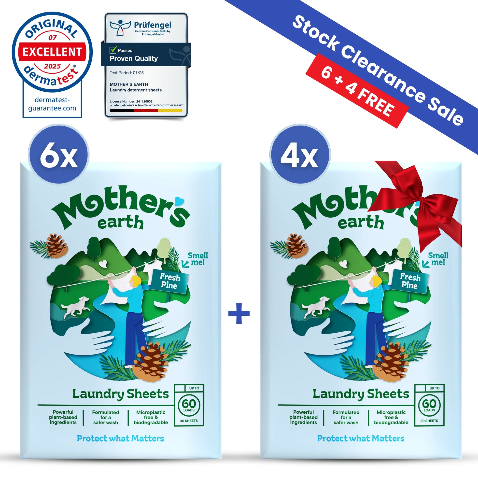 Eco-Friendly Laundry Sheets Mother's Earth