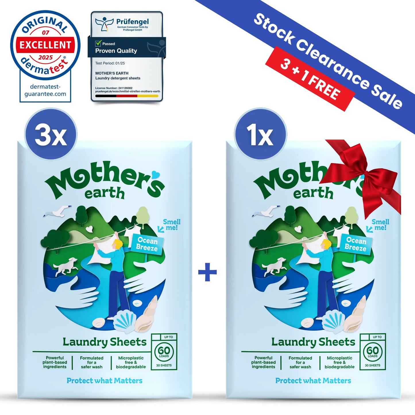 Eco-Friendly Laundry Sheets Mother's Earth