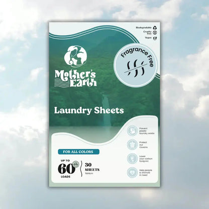 Eco-Friendly Laundry Sheets (NEW SCENT) Mother's Earth