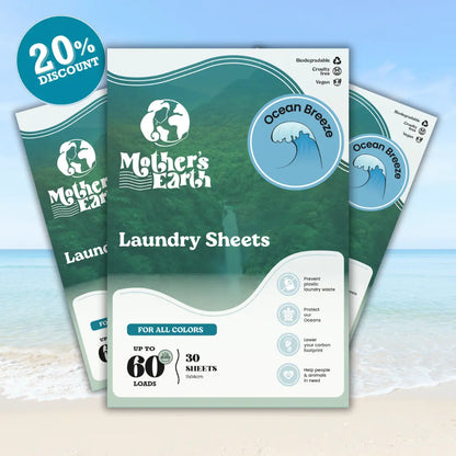 Eco-Friendly Laundry Sheets Mother's Earth