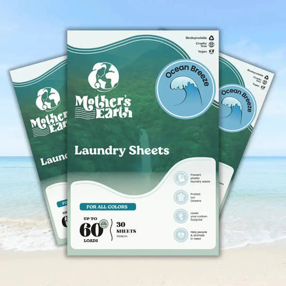 Eco-Friendly Laundry Sheets (NEW SCENT) Mother's Earth
