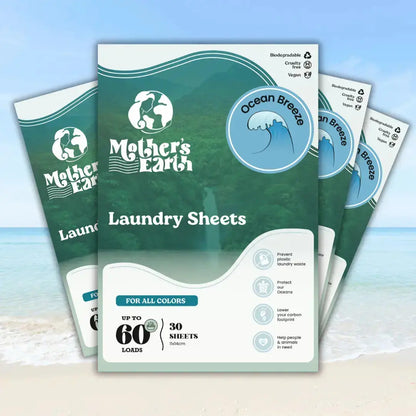 Eco-Friendly Laundry Sheets (NEW SCENT) Mother's Earth