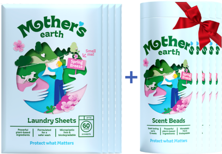 Eco-Friendly Laundry Sheets + Scent Beads Mother's Earth