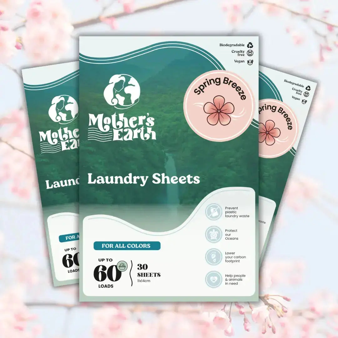 Eco-Friendly Laundry Sheets (NEW SCENT) Mother's Earth